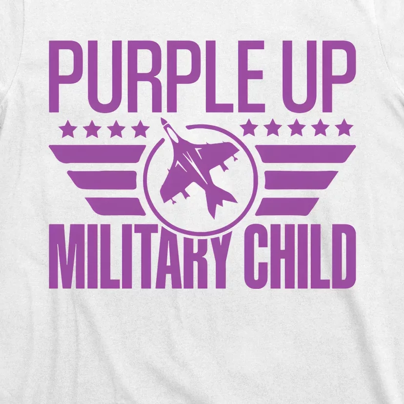 Military Child Purple Up T-Shirt