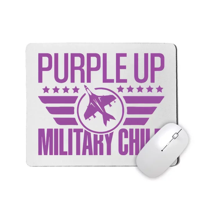 Military Child Purple Up Mousepad