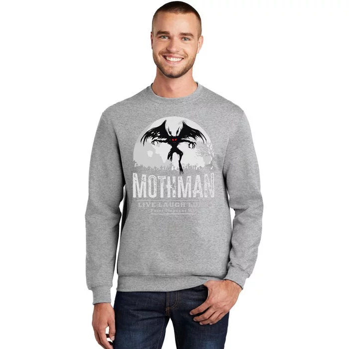 Mothman Cryptid Point Pleasant cryptozoology Halloween Tall Sweatshirt