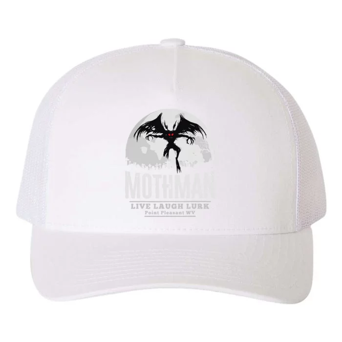 Mothman Cryptid Point Pleasant cryptozoology Halloween Yupoong Adult 5-Panel Trucker Hat