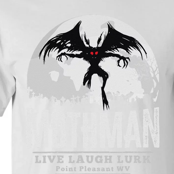 Mothman Cryptid Point Pleasant cryptozoology Halloween Tall T-Shirt