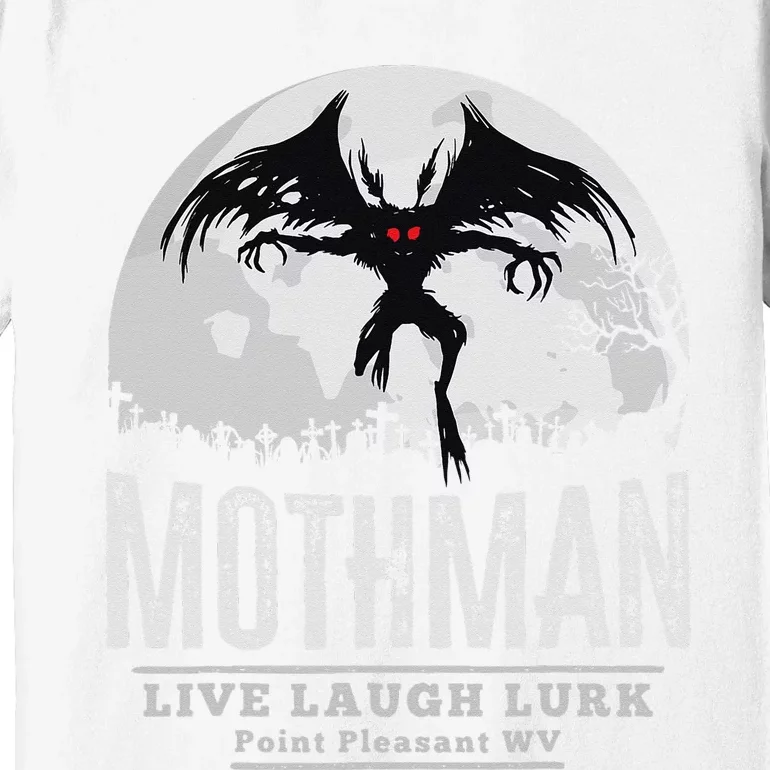 Mothman Cryptid Point Pleasant cryptozoology Halloween Premium T-Shirt