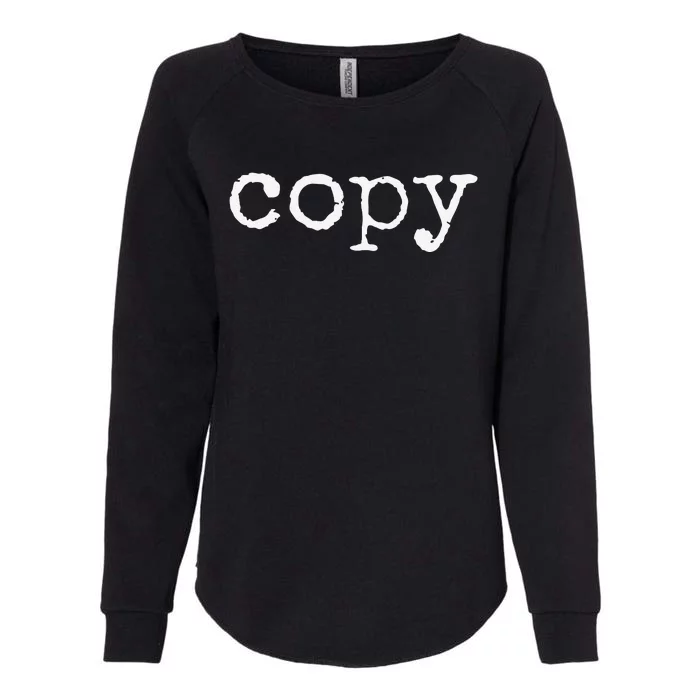 Matching Copy Paste Ctrl + C Mother's Father's Day Womens California Wash Sweatshirt