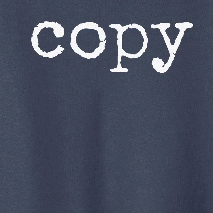 Matching Copy Paste Ctrl + C Mother's Father's Day Toddler T-Shirt