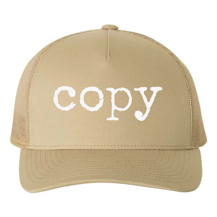 Matching Copy Paste Ctrl + C Mother's Father's Day Yupoong Adult 5-Panel Trucker Hat