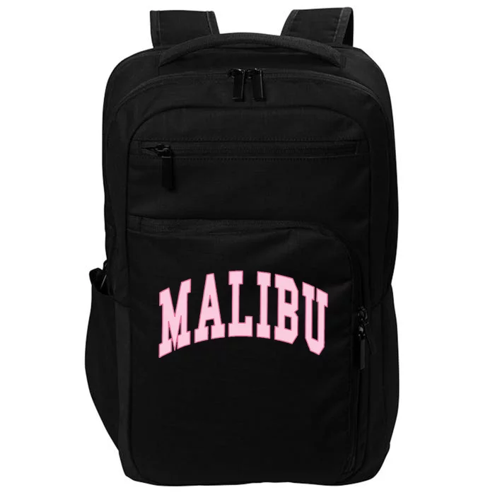 Malibu California Preppy Varsity Classic Impact Tech Backpack