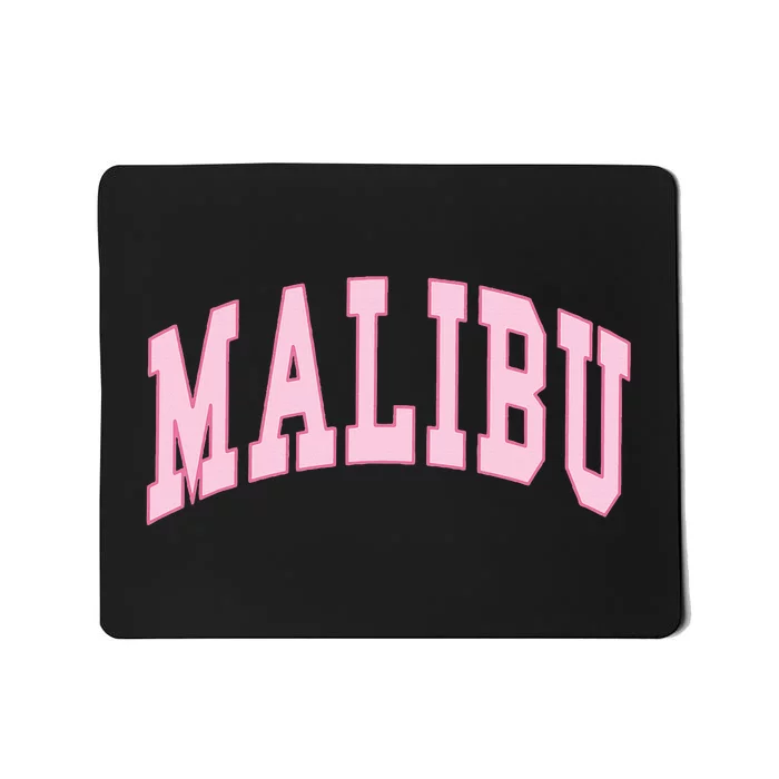 Malibu California Preppy Varsity Classic Mousepad