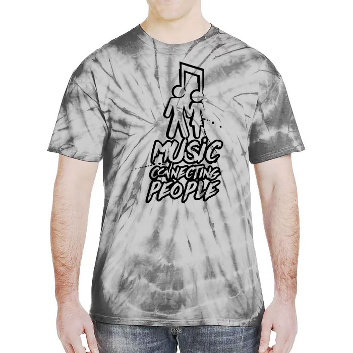 Music Connecting People Tie-Dye T-Shirt