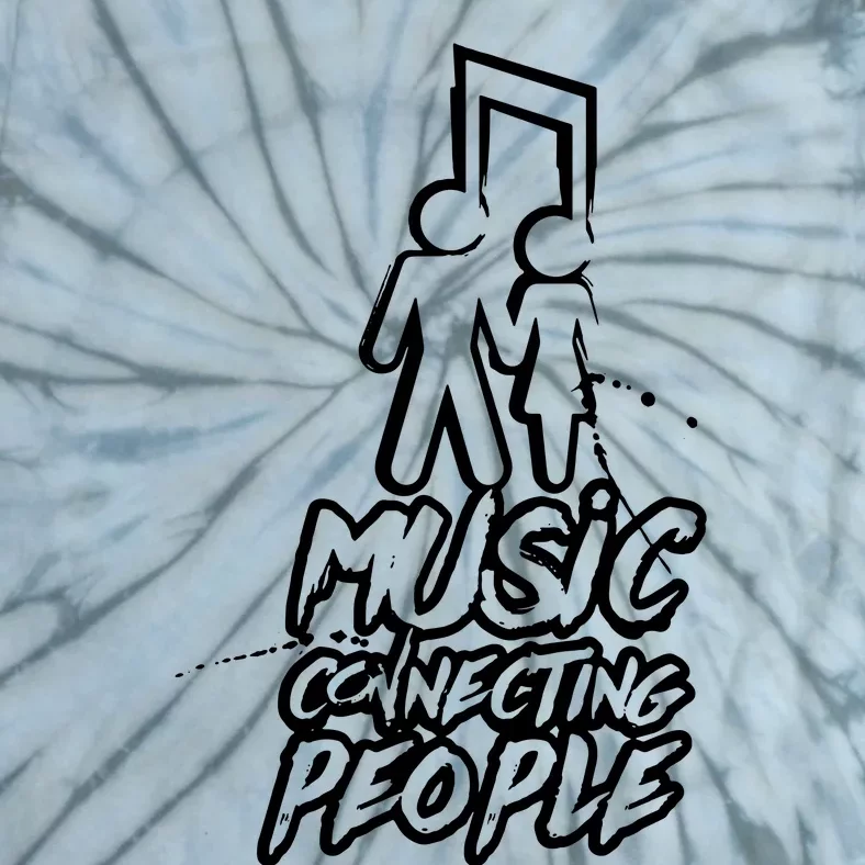 Music Connecting People Tie-Dye T-Shirt