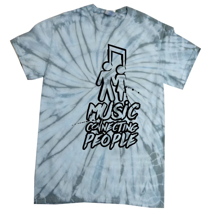 Music Connecting People Tie-Dye T-Shirt