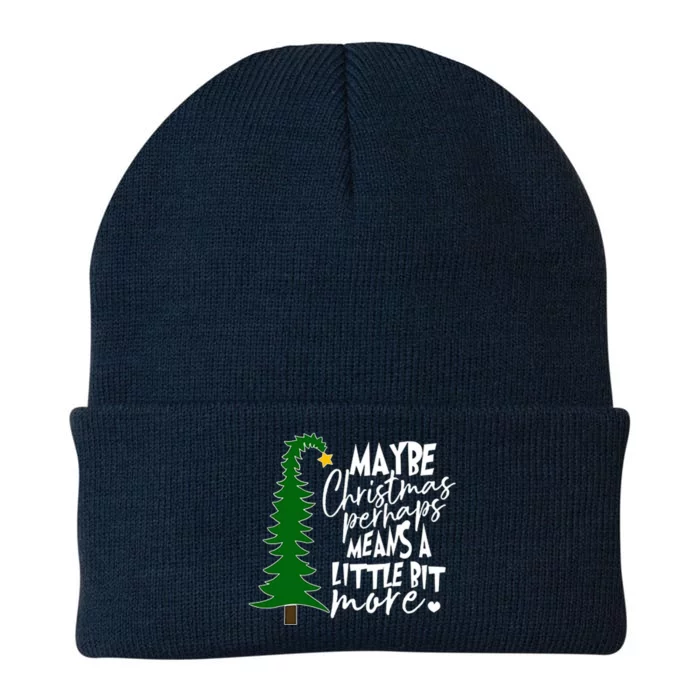 Maybe Christmas Perhaps Means A Little Bit More Knit Cap Winter Beanie