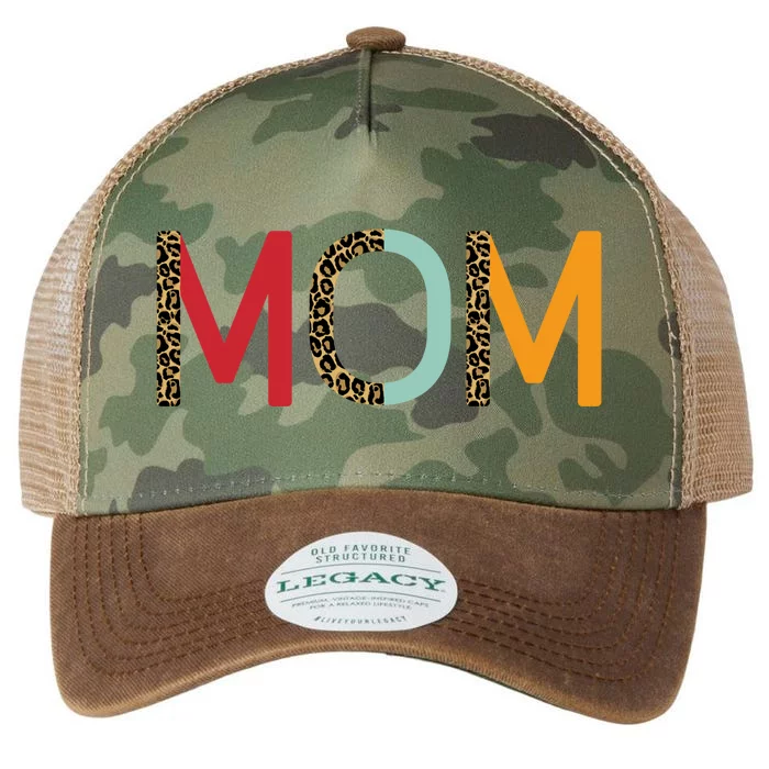 Mom Cheetah Print Cute Gift Legacy Tie Dye Trucker Hat