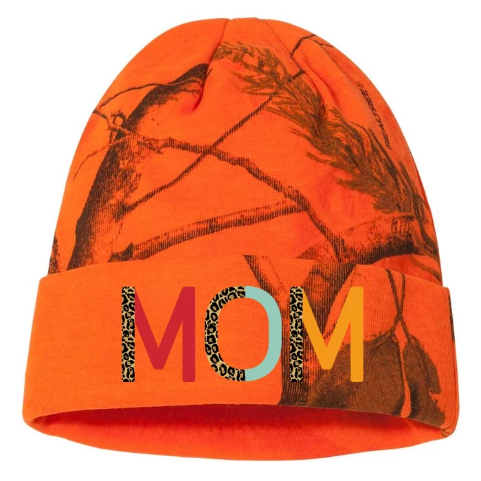 Mom Cheetah Print Cute Gift Kati - 12in Camo Beanie