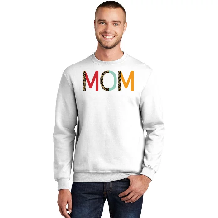 Mom Cheetah Print Cute Gift Sweatshirt