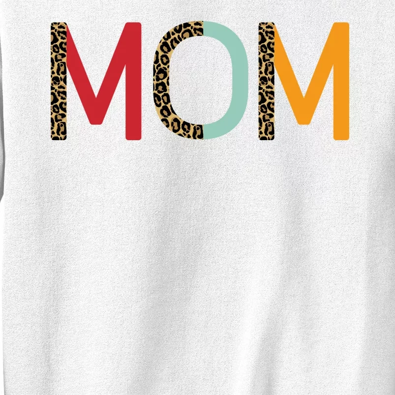 Mom Cheetah Print Cute Gift Sweatshirt