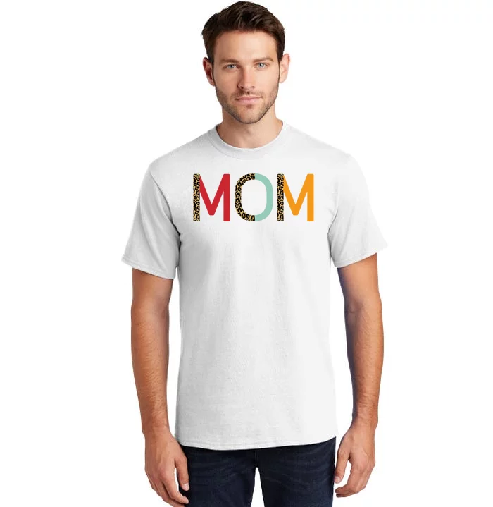 Mom Cheetah Print Cute Gift Tall T-Shirt