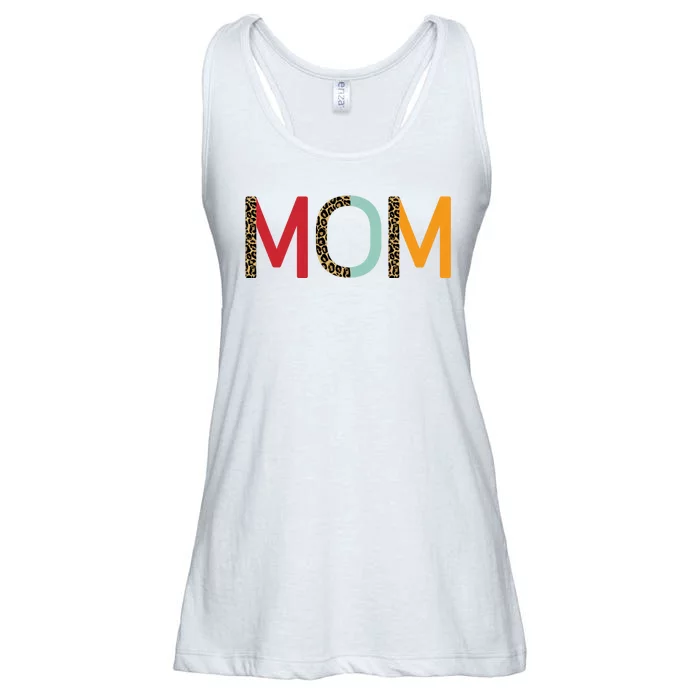 Mom Cheetah Print Cute Gift Ladies Essential Flowy Tank