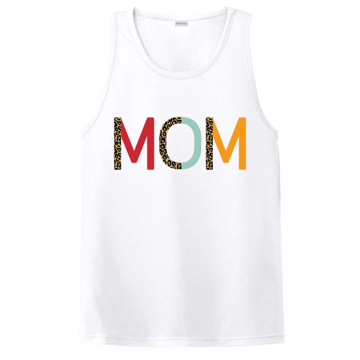 Mom Cheetah Print Cute Gift Performance Tank