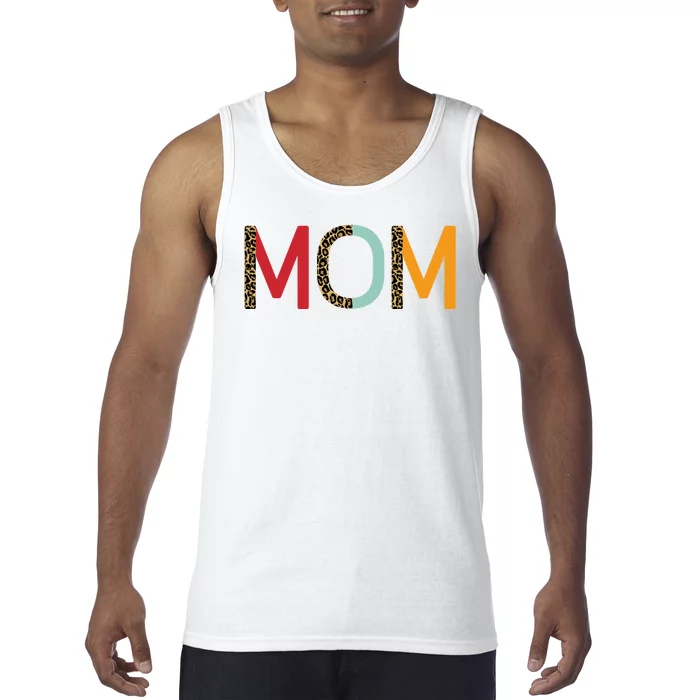 Mom Cheetah Print Cute Gift Tank Top