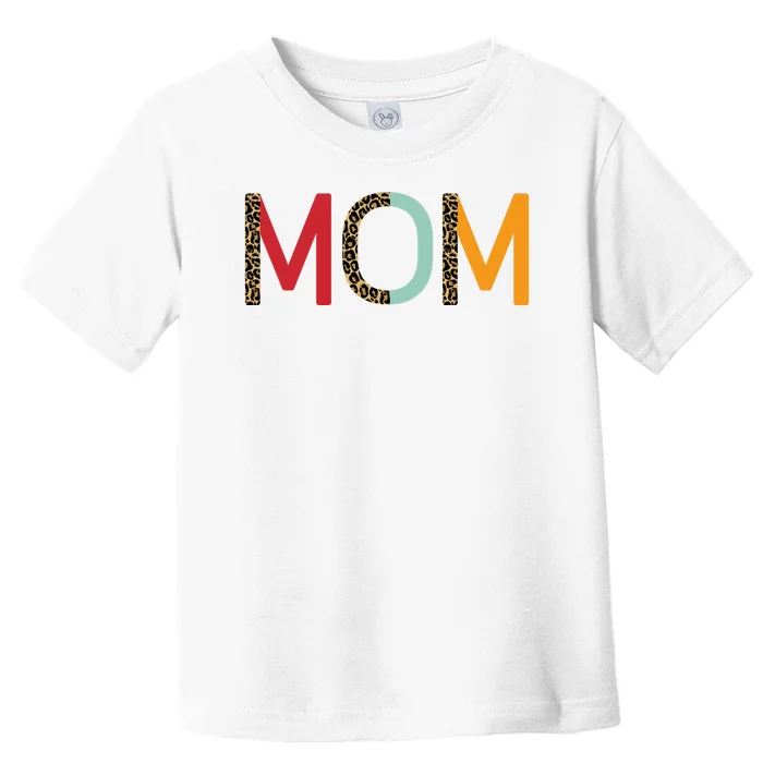 Mom Cheetah Print Cute Gift Toddler T-Shirt