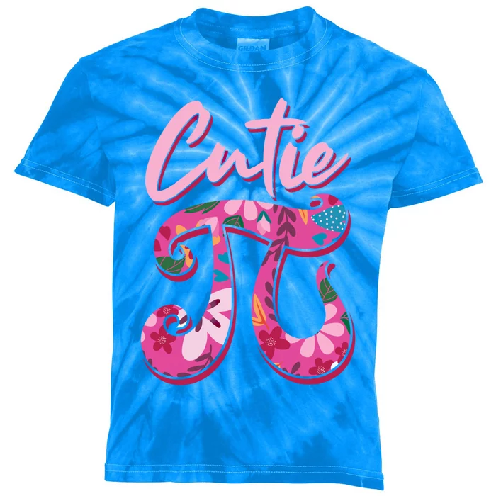 Mathematician Cutie Pi Math Pi Symbol Pi Day Gift Kids Tie-Dye T-Shirt