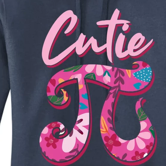 Mathematician Cutie Pi Math Pi Symbol Pi Day Gift Women's Pullover Hoodie