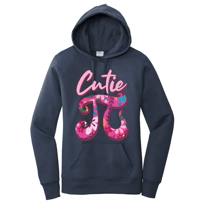 Mathematician Cutie Pi Math Pi Symbol Pi Day Gift Women's Pullover Hoodie