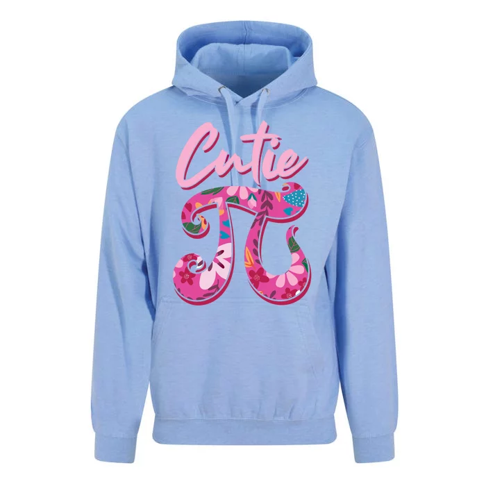 Mathematician Cutie Pi Math Pi Symbol Pi Day Gift Unisex Surf Hoodie