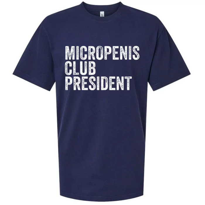 Micropenis Club President Funny Meme Sarcastic Stupid Cringe Sueded Cloud Jersey T-Shirt