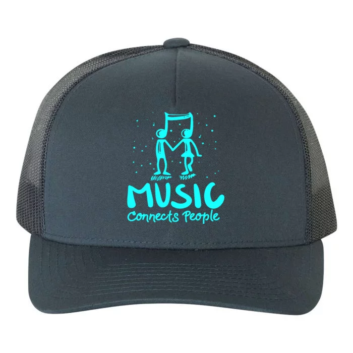 Music Connects People Yupoong Adult 5-Panel Trucker Hat