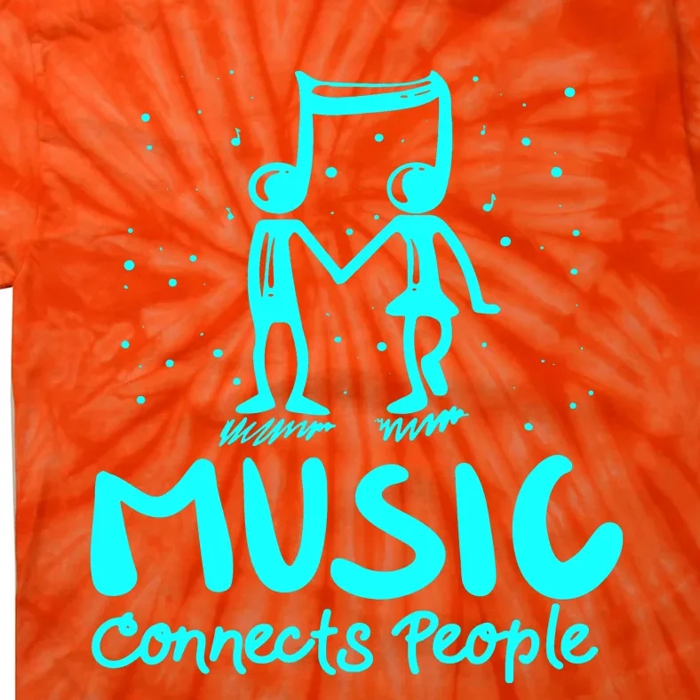 Music Connects People Tie-Dye T-Shirt