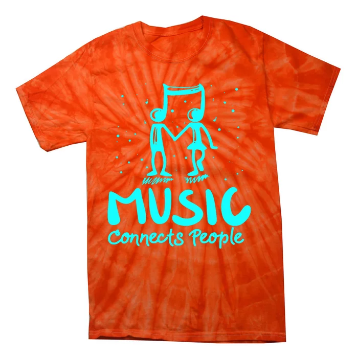 Music Connects People Tie-Dye T-Shirt