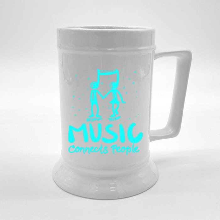 Music Connects People Front & Back Beer Stein