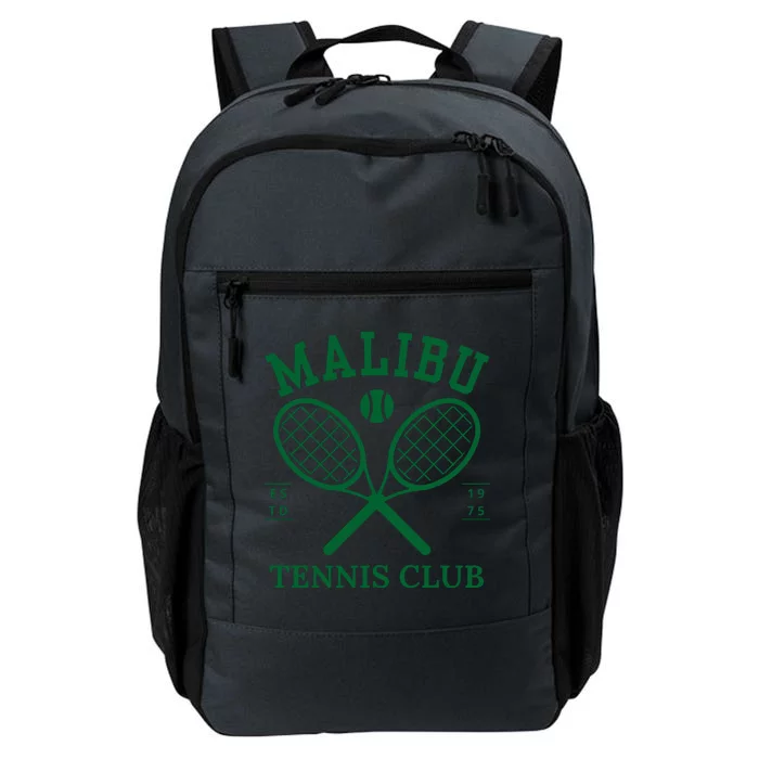 Malibu California Preppy Tennis Club Green Daily Commute Backpack