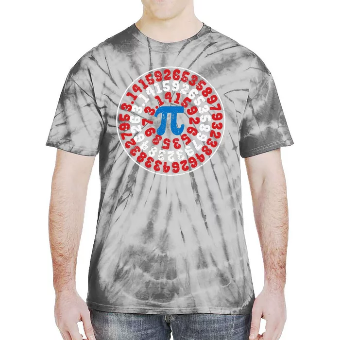 Mathematician Captain Pi Superhero Math Nerd Geek Pi Day Tie-Dye T-Shirt