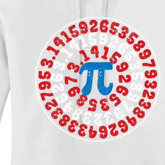 Mathematician Captain Pi Superhero Math Nerd Geek Pi Day Women's Pullover Hoodie