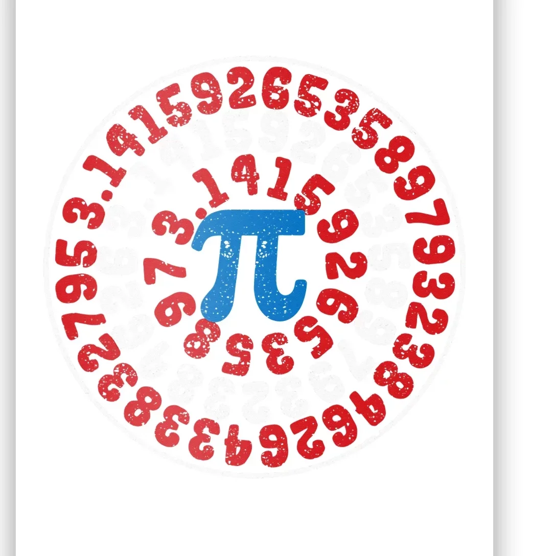 Mathematician Captain Pi Superhero Math Nerd Geek Pi Day Poster