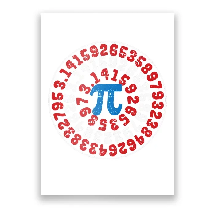 Mathematician Captain Pi Superhero Math Nerd Geek Pi Day Poster