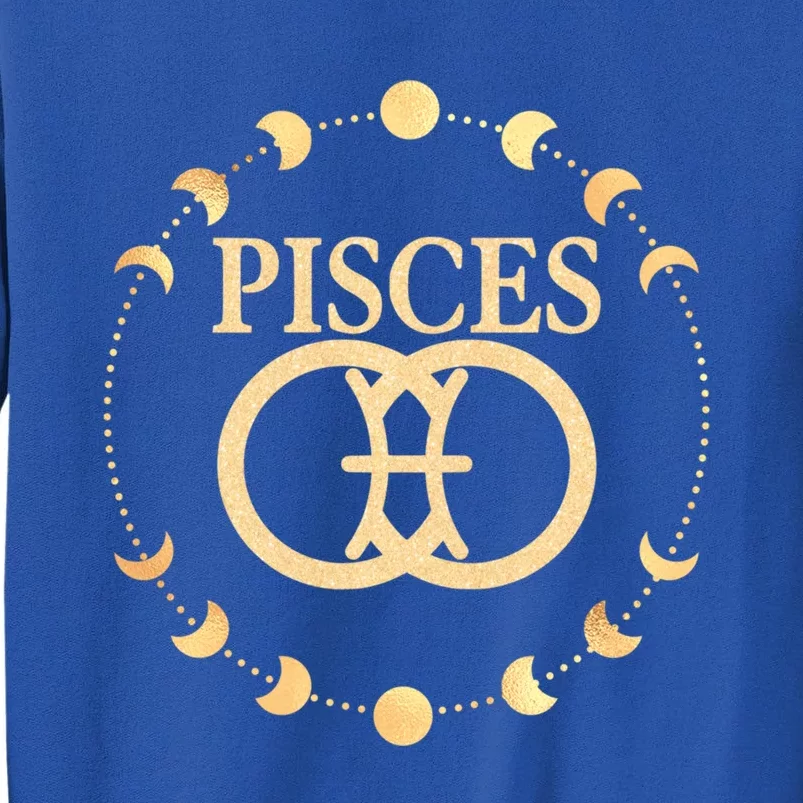 Moon Cycle Pisces Zodiac Gift Tall Sweatshirt