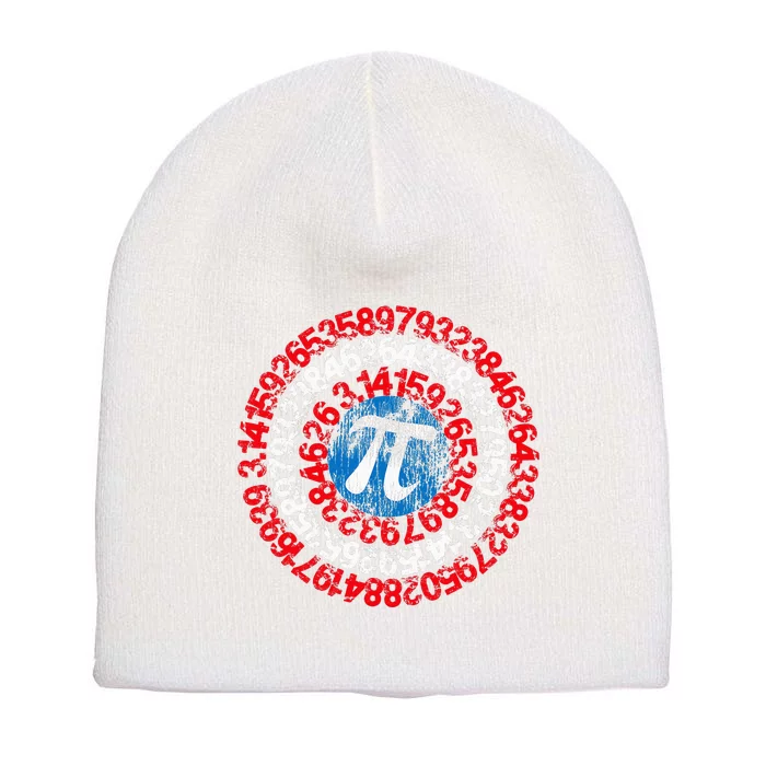 Mathematician Captain Pi Superhero Math Nerd Geek Pi Day Short Acrylic Beanie