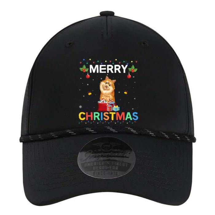 Merry Christmas Pomeranian Dog Lovers Xmas Holiday Party Gift Performance The Dyno Cap