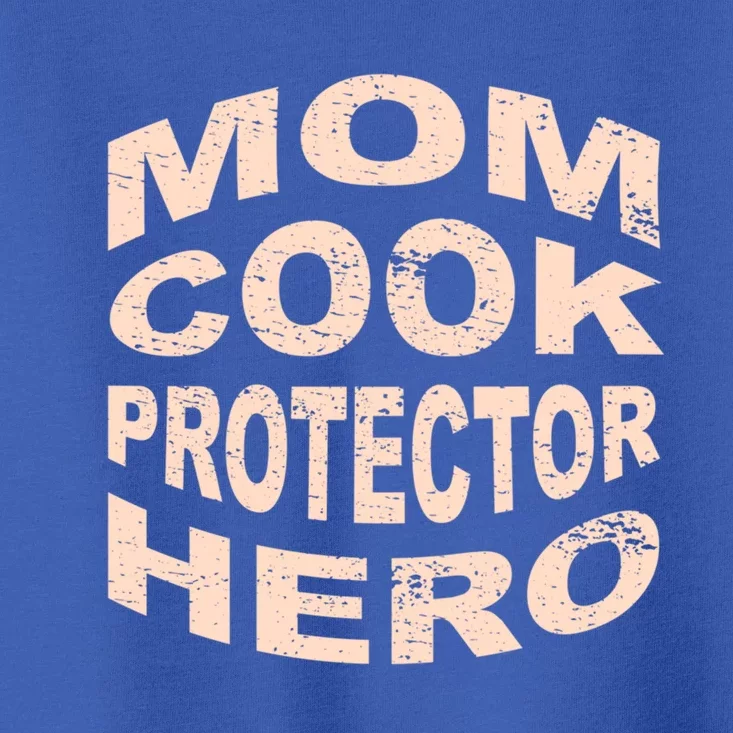 Mom Cook Protector Hero Mom Profession Superhero Chef Gift Toddler T-Shirt