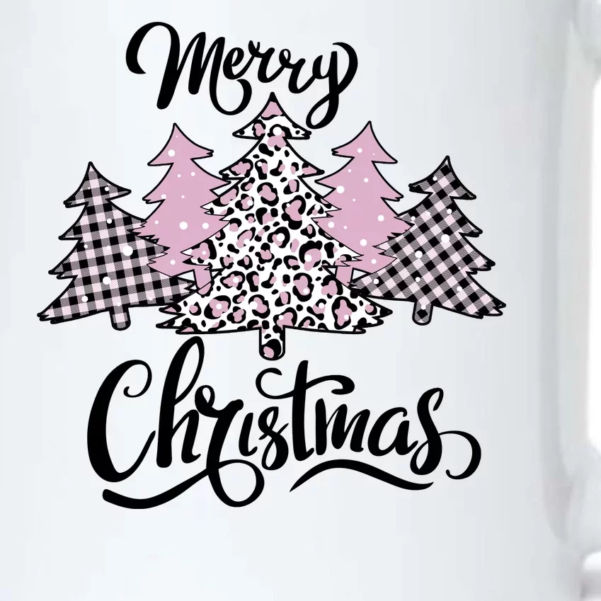 Merry Christmas Pretty And Pink Black Color Changing Mug