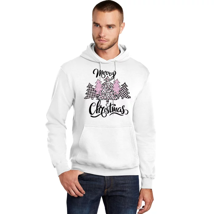 Merry Christmas Pretty And Pink Hoodie