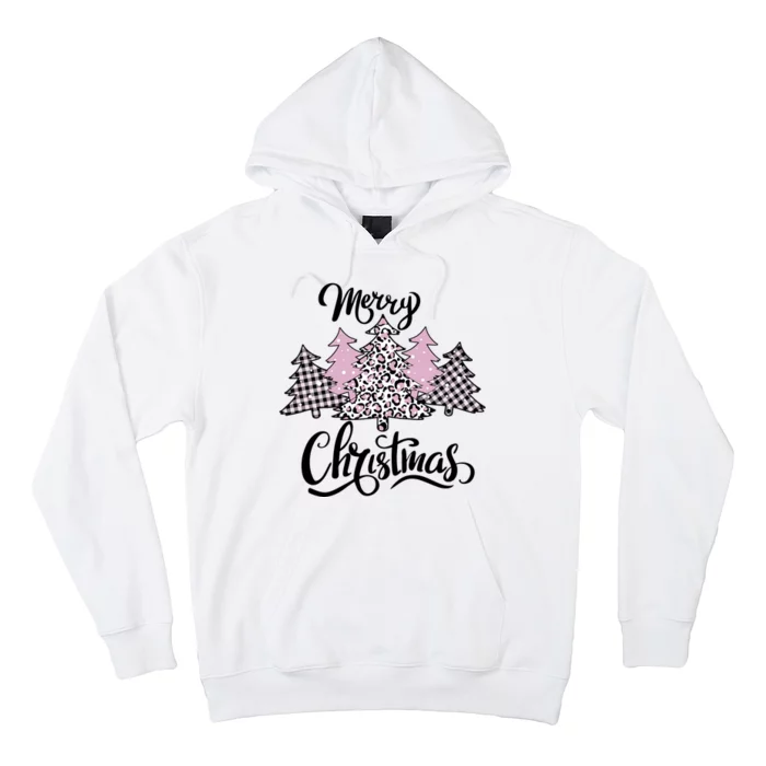 Merry Christmas Pretty And Pink Hoodie