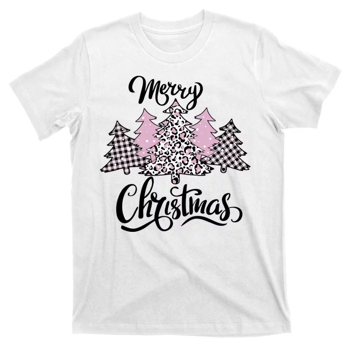 Merry Christmas Pretty And Pink T-Shirt