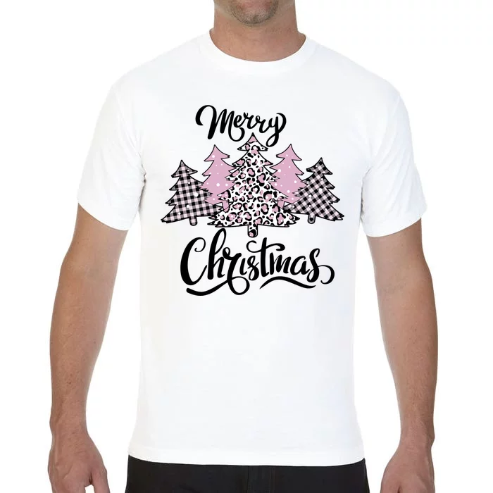 Merry Christmas Pretty And Pink Comfort Colors T-Shirt