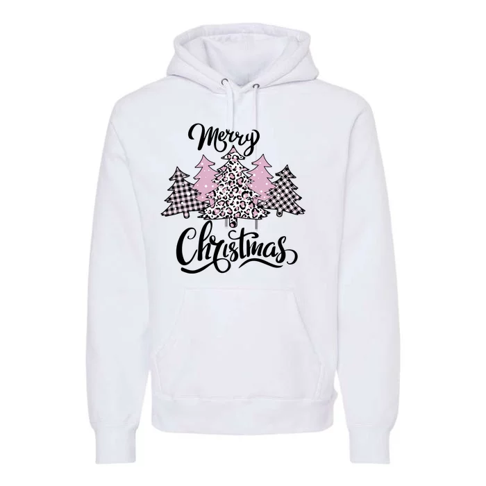 Merry Christmas Pretty And Pink Premium Hoodie