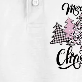 Merry Christmas Pretty And Pink Dry Zone Grid Performance Polo