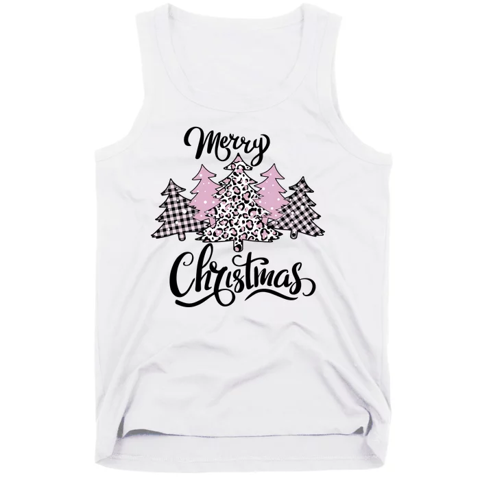 Merry Christmas Pretty And Pink Tank Top